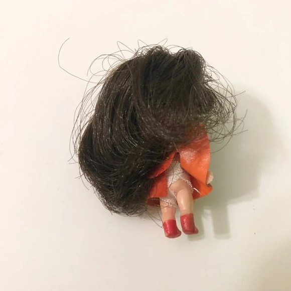 Vtg 1970s Wee Wuvables Necklace Doll Liddle Kiddles Clone Missing Chain - Picture 3 of 11